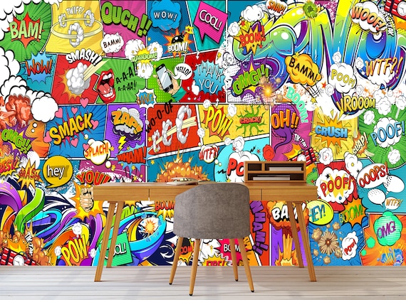 urban comic book art murals