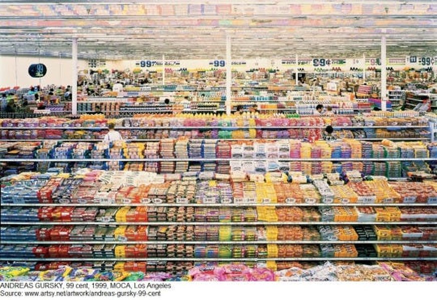 supermarket artwork intervention