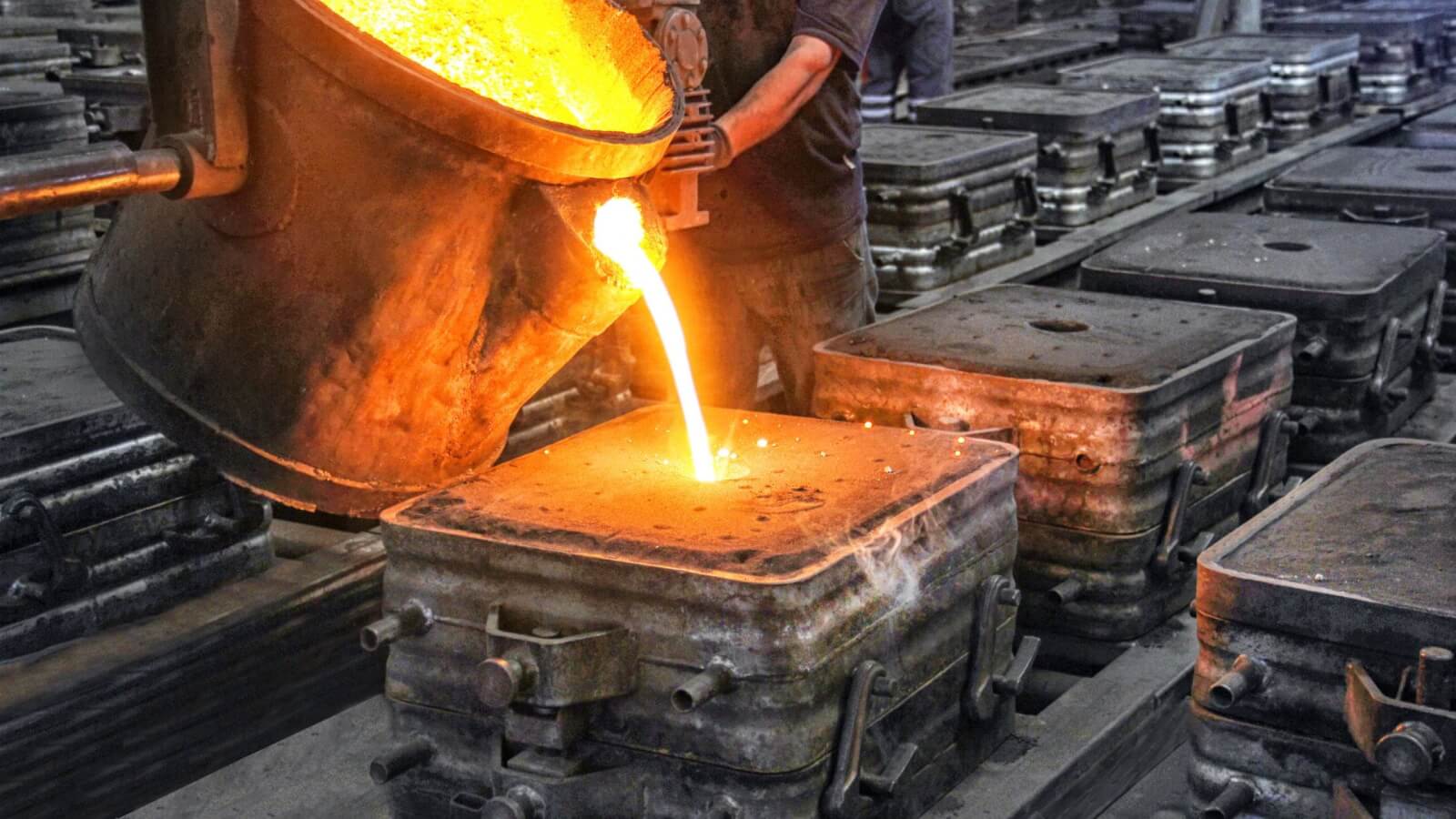 industrial manufacturing metal casting