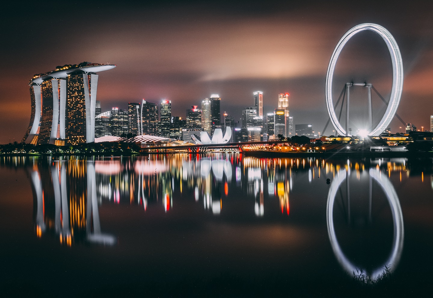 scenic view of modern technology in urban environment