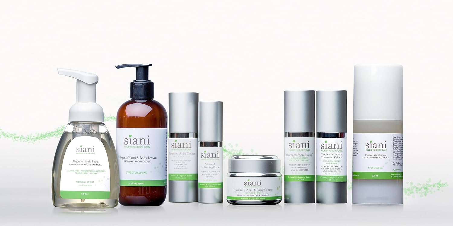 probiotic skincare products physical bottles