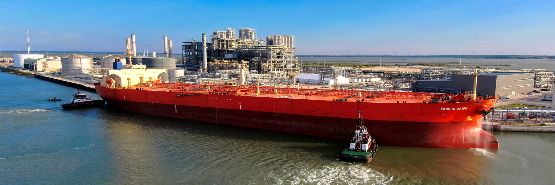 oil tanker ship port dock