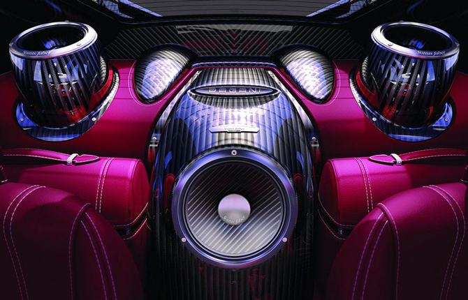 luxury vehicle audio system