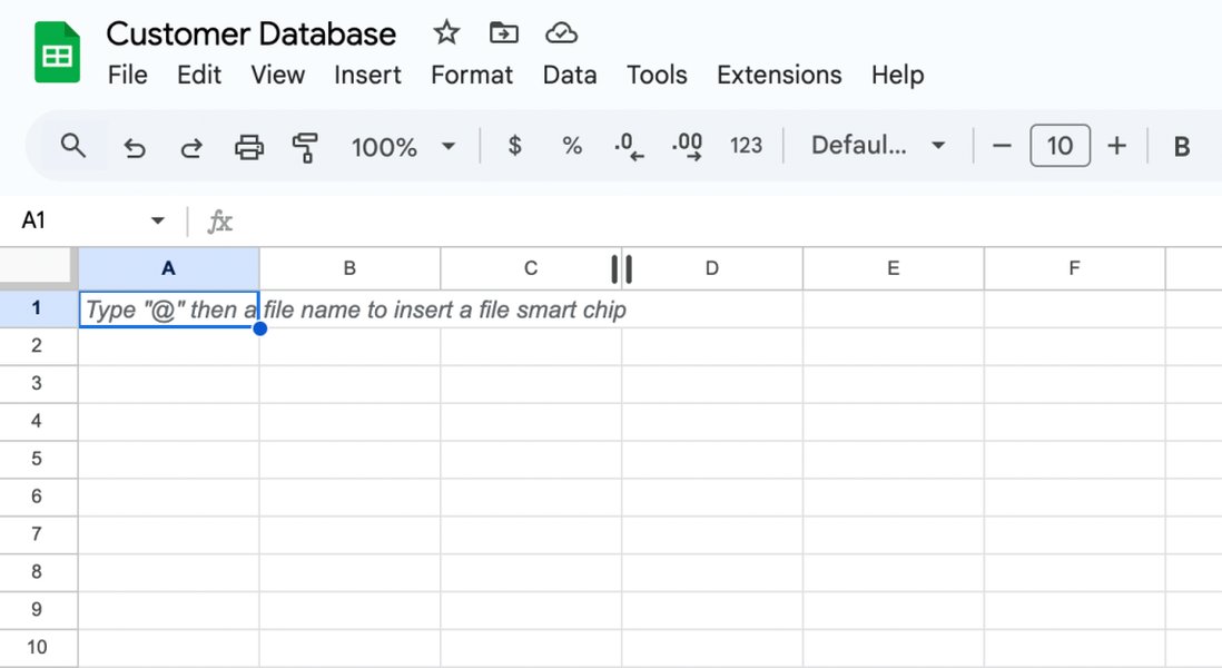 Google Sheet Structured as a Database