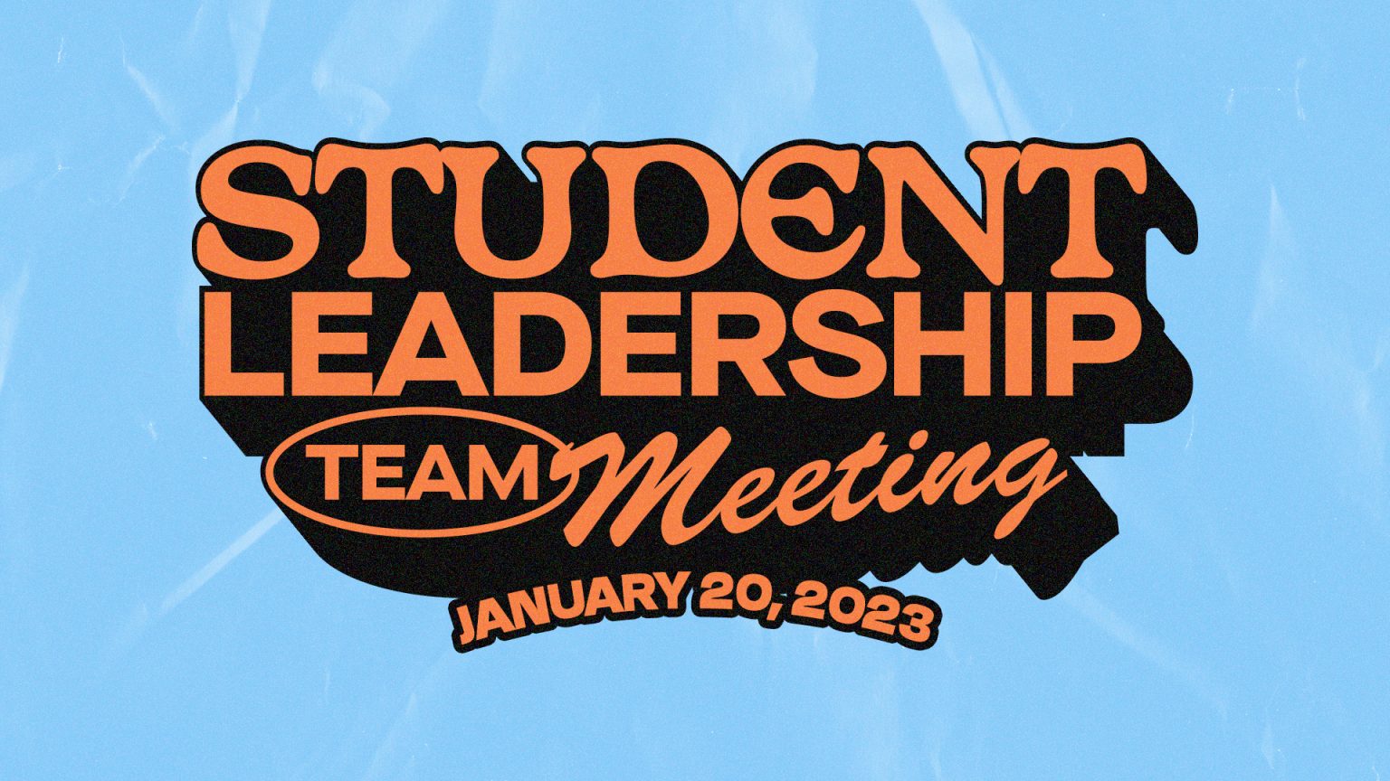 student leadership meeting