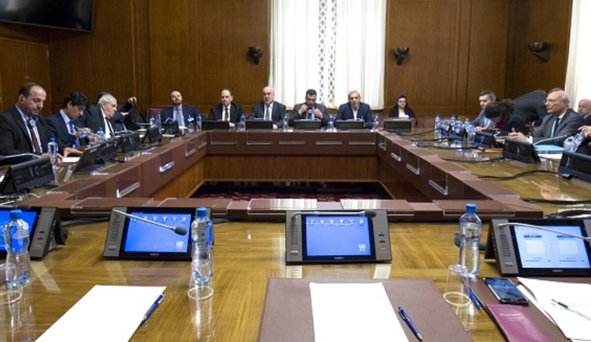 political diplomacy conference room