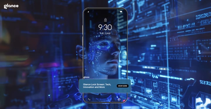 modern technology devices and AI digital interfaces