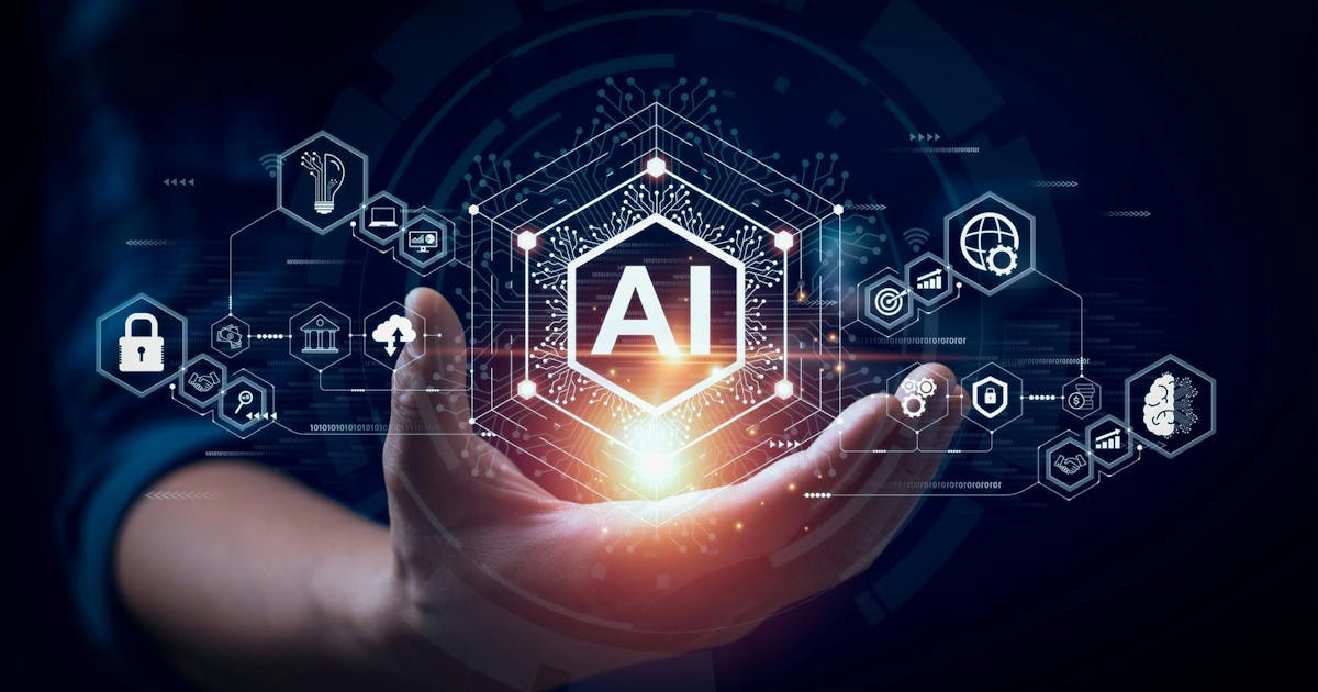 technology and artificial intelligence scenery