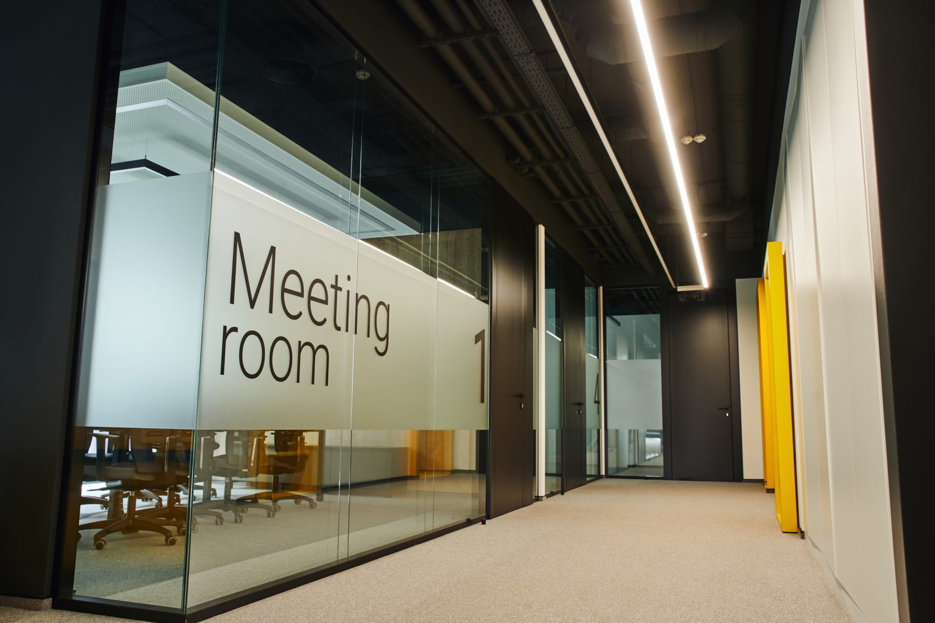 tech conference hall modern office