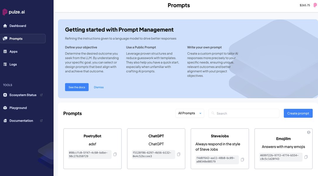Visual of customizing prompts