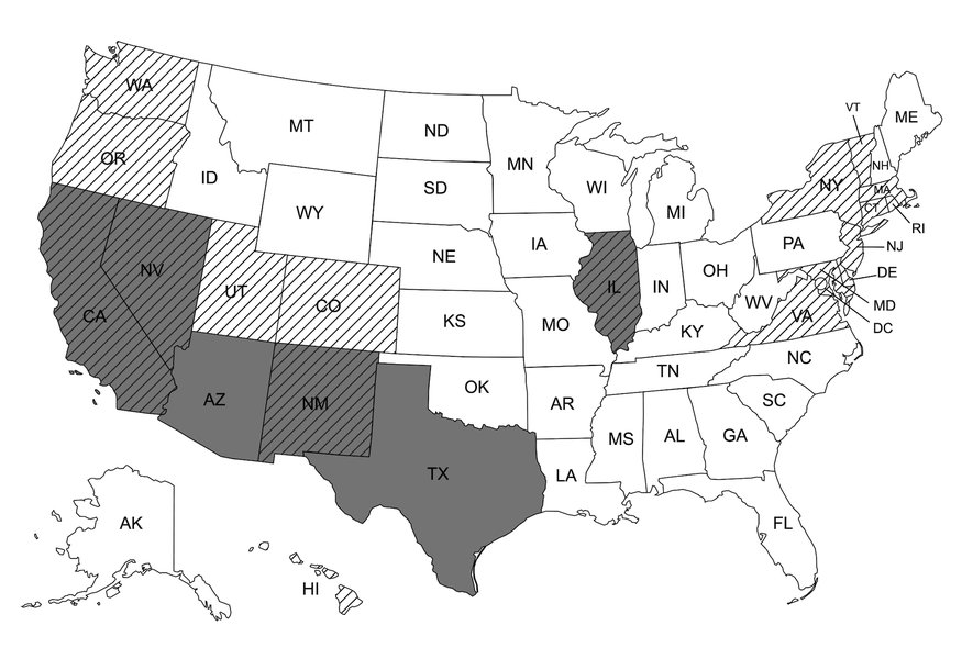States allowing undocumented immigrants to obtain driver's licenses. This map illustrates the expanding accessibility for newcomers.