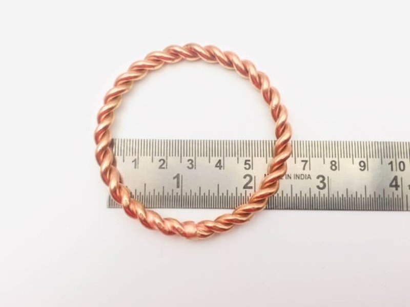 Simple Copper Tensor Rings of various sizes