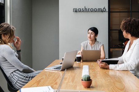 employee termination meeting in professional office