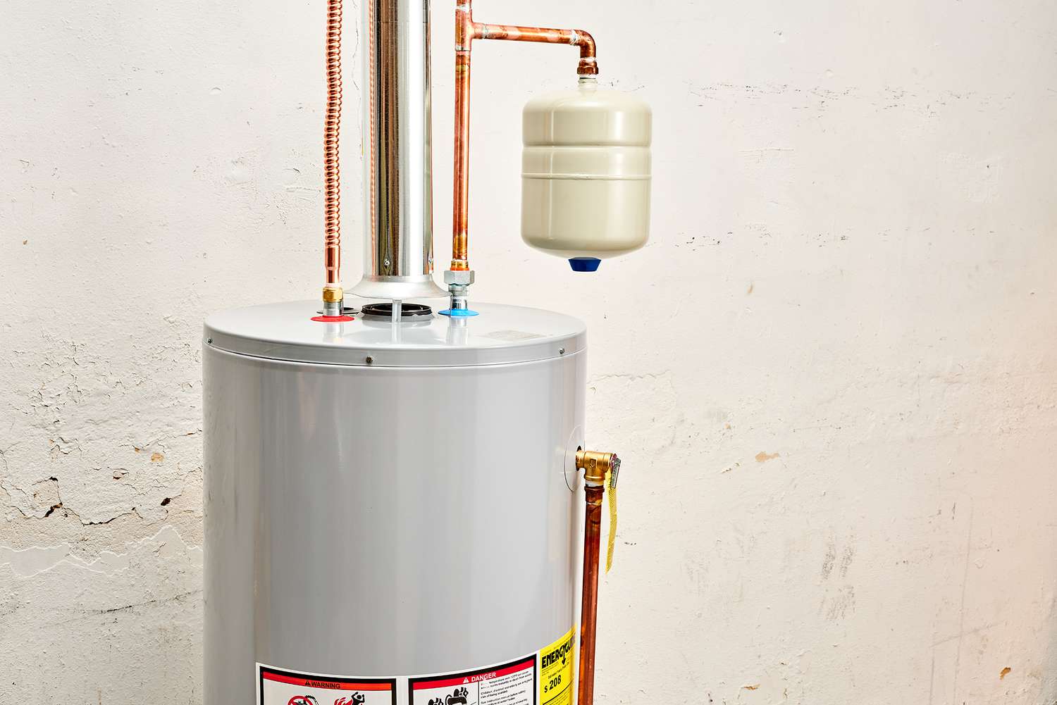 modern water boiler installation