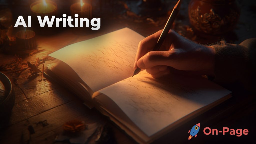 landscape of books and writing tools