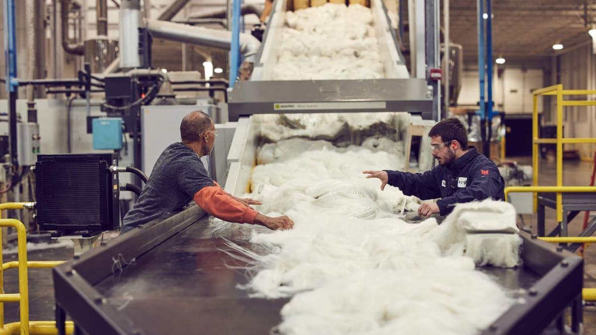 textile mills recycling fabrics factory