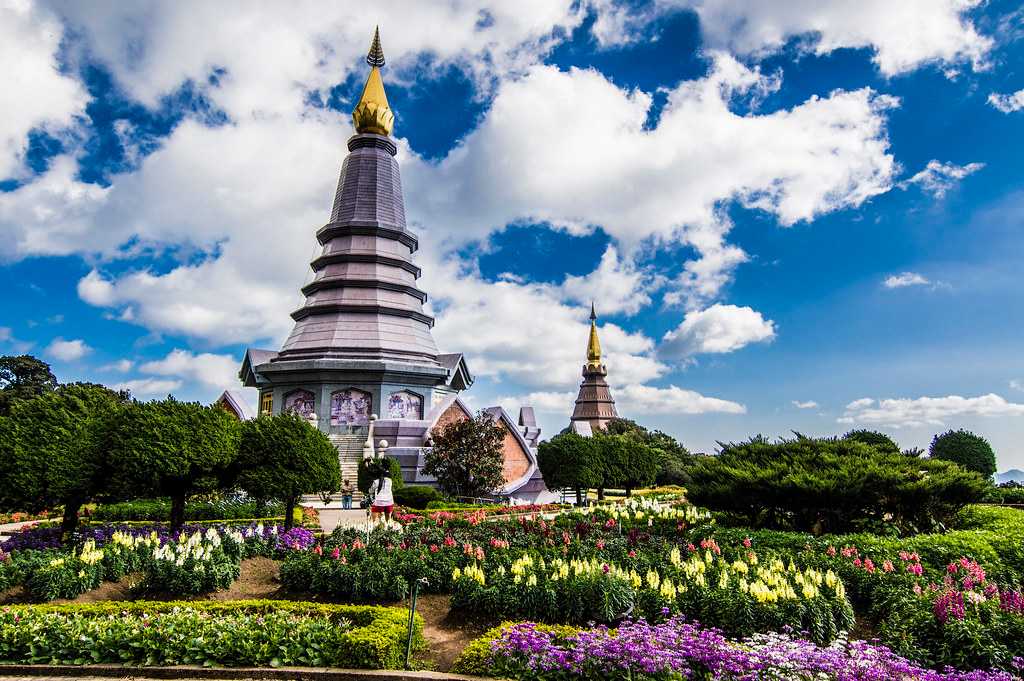 scenic thailand scenery and swedish architecture