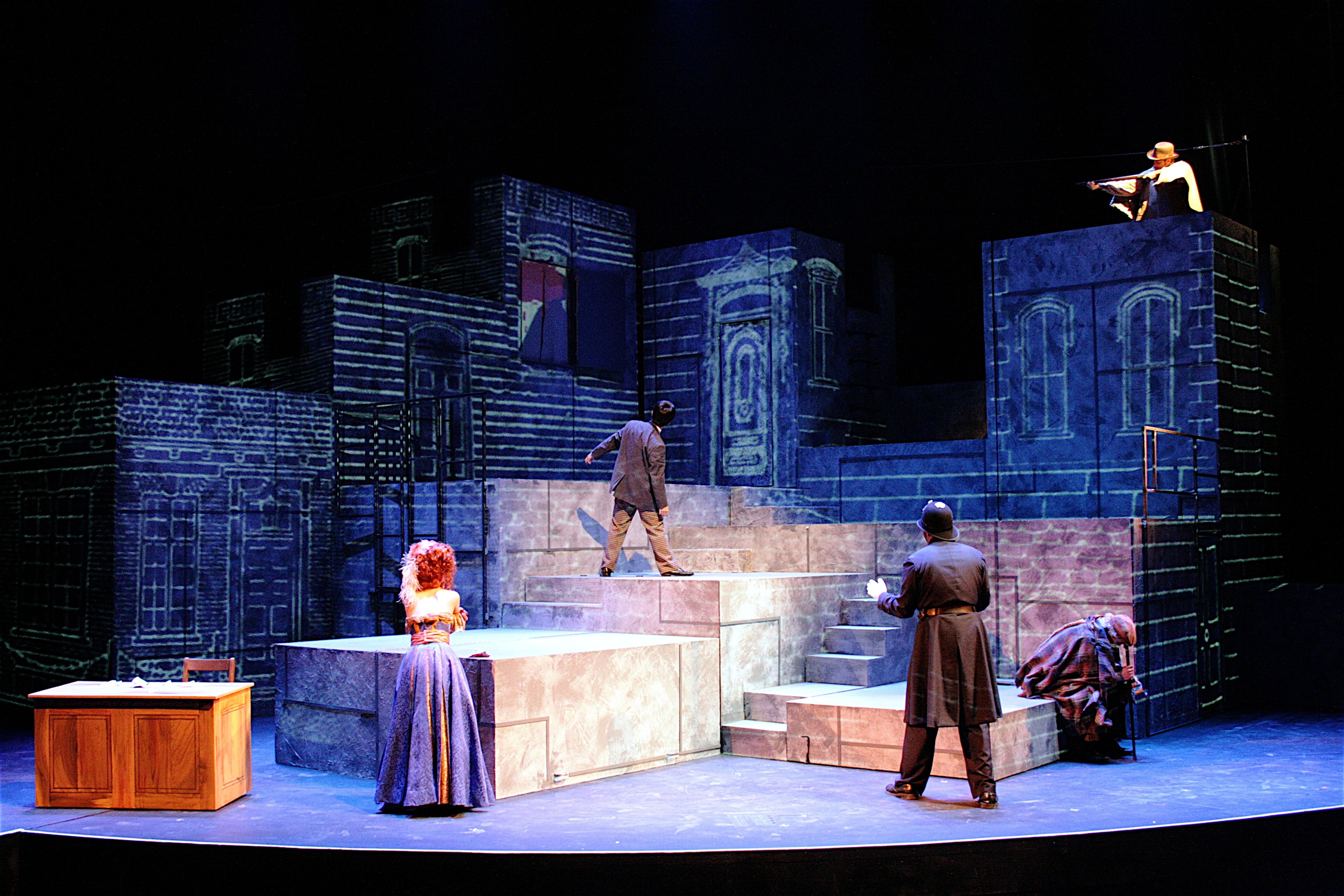 theatre stage design and production setup