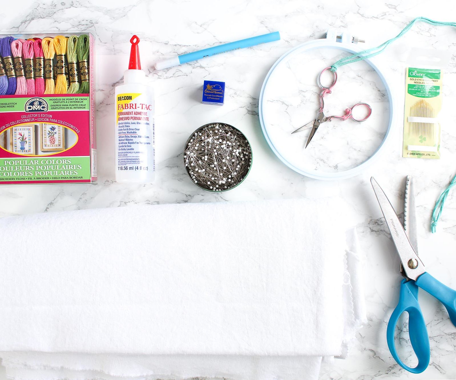 3d embroidery materials and tools art