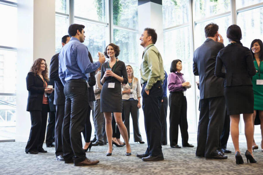 networking event during professional conference