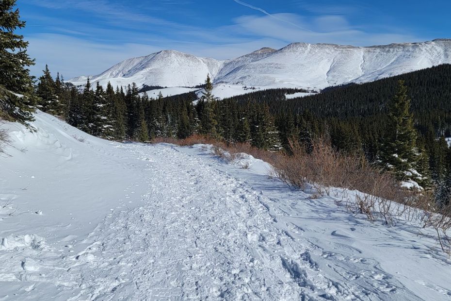 mountain snowy path