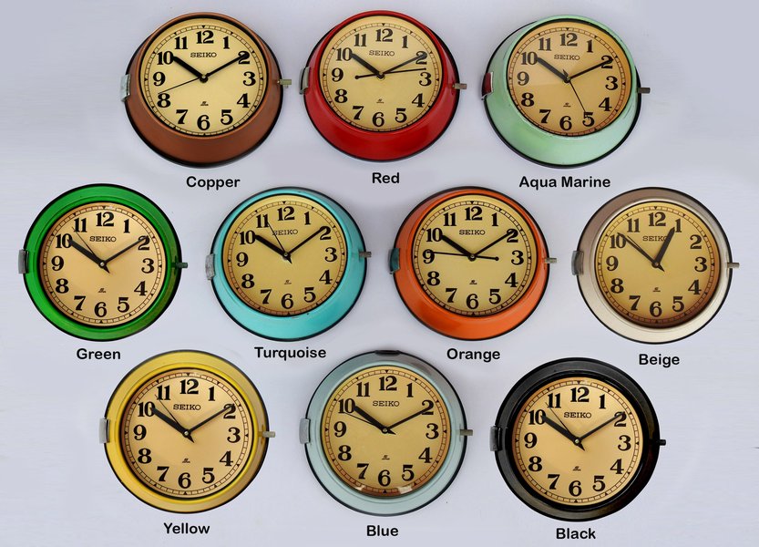 Antique maritime wall clock