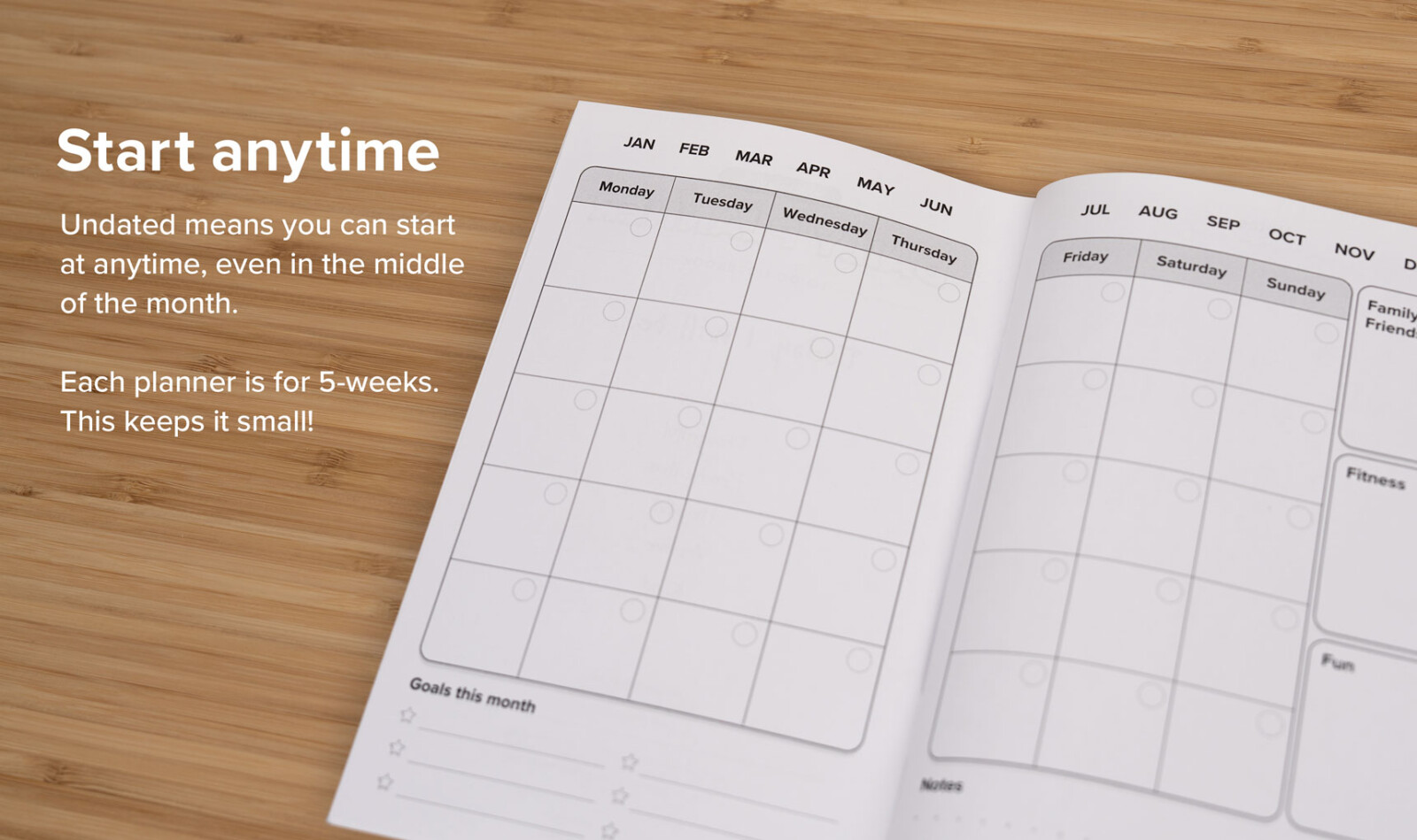 student planning schedule books