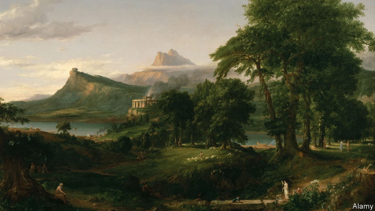 natural landscapes with clocks and urban scenes