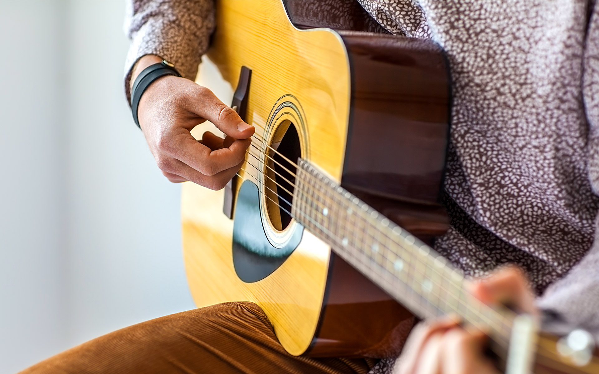 guitar playing