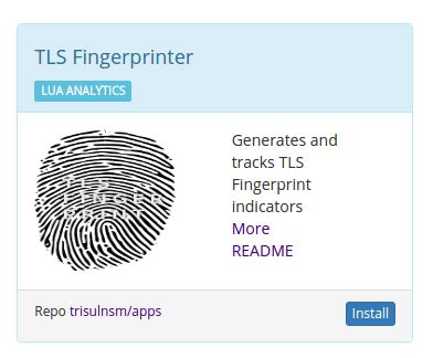 TLS Fingerprinting using Trisul [Trisul Network Analytics Developer Zone ]
