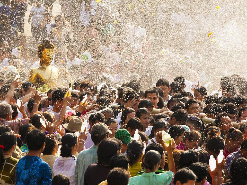 diverse crowd global celebration