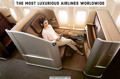 15 Most Luxurious Airlines In The World For A First Class Flight (2024)