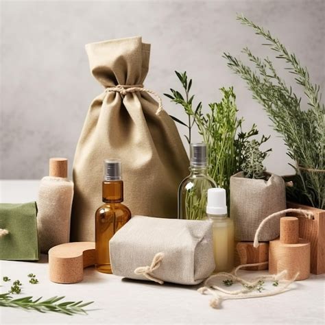 Premium AI Image | flat lay composition skincare essentials
