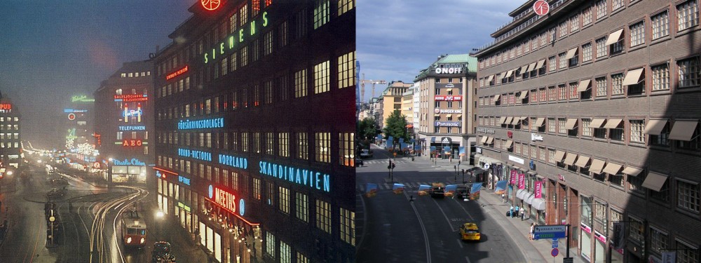 urban Stockholm street scene