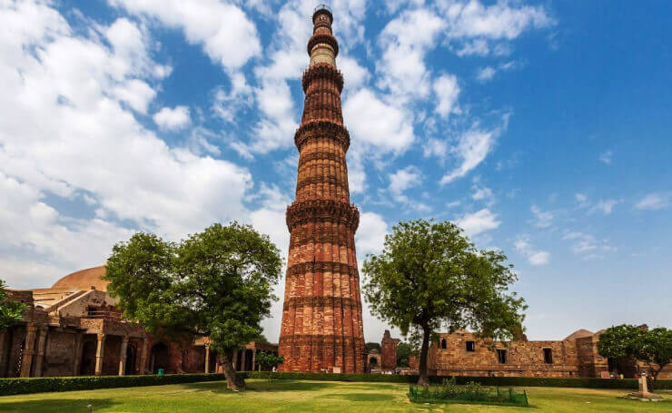 scenic landscapes and cultural monuments in India