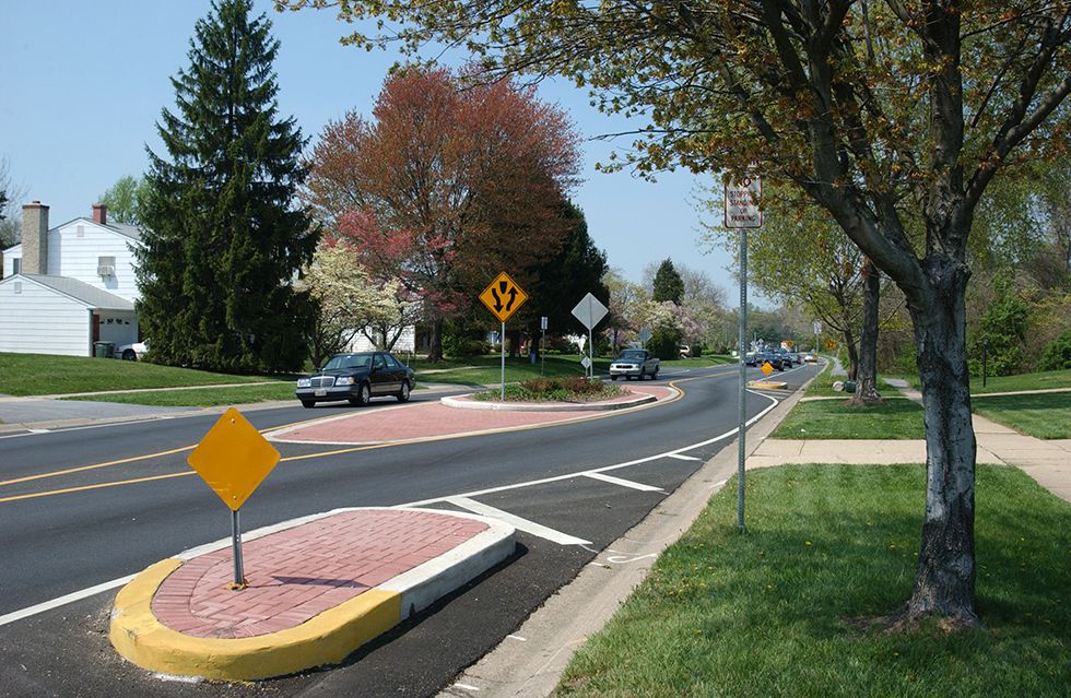 urban street traffic calming measures