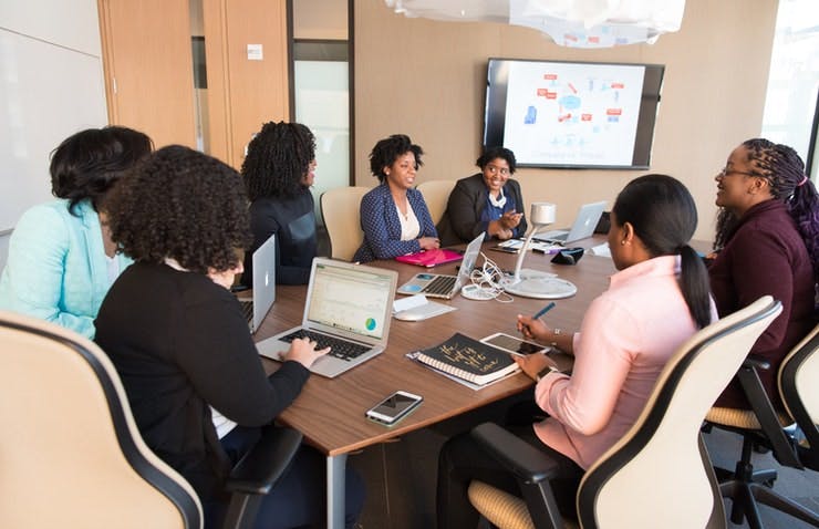 leadership team training session