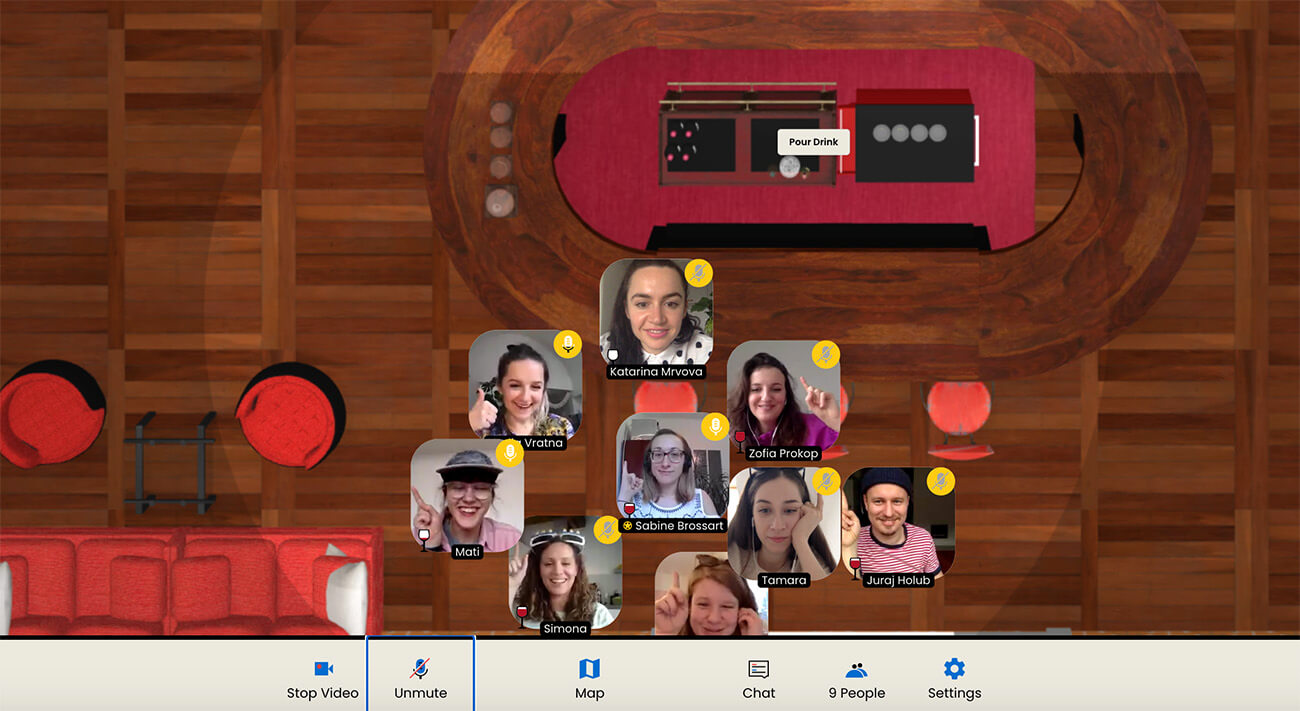 interactive team meeting session