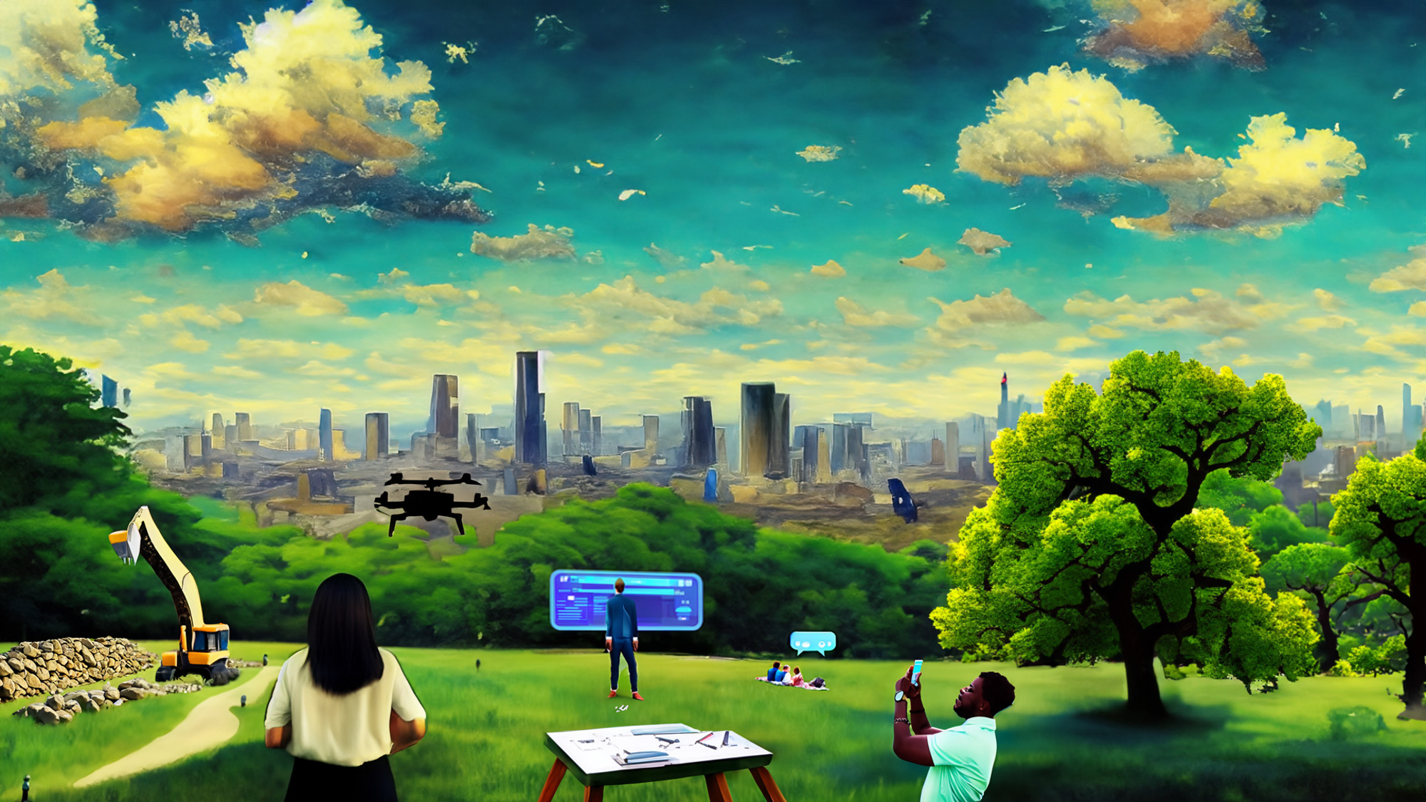 scenery and technology