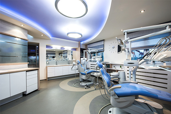 dental instruments and clinic
