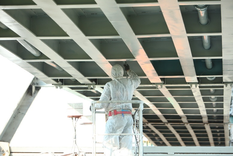 industrial paint equipment and building structures