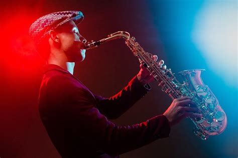 jazz musician playing saxophone