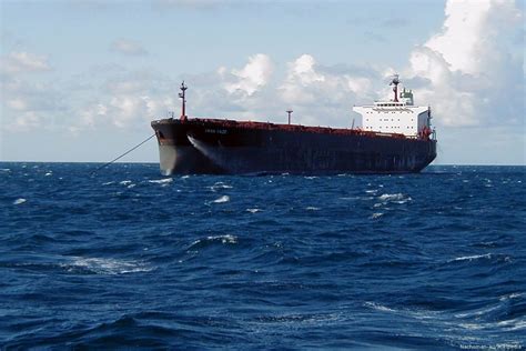 modern tanker ships in ocean