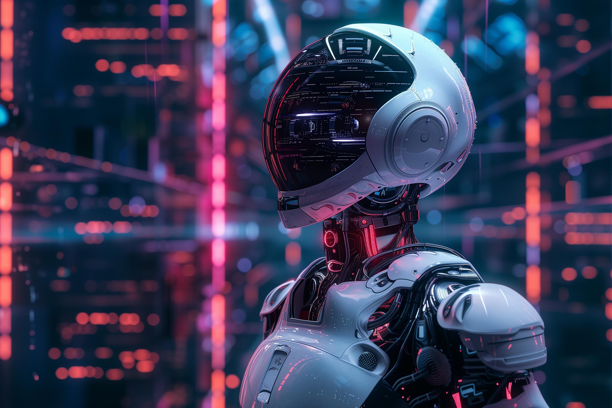 futuristic ai concept