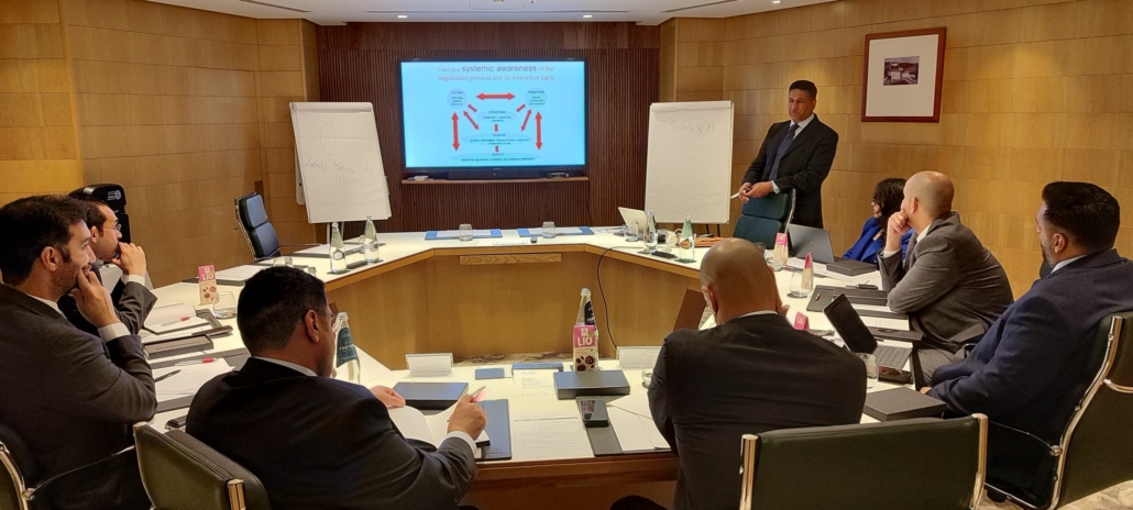 diplomatic negotiations meeting room