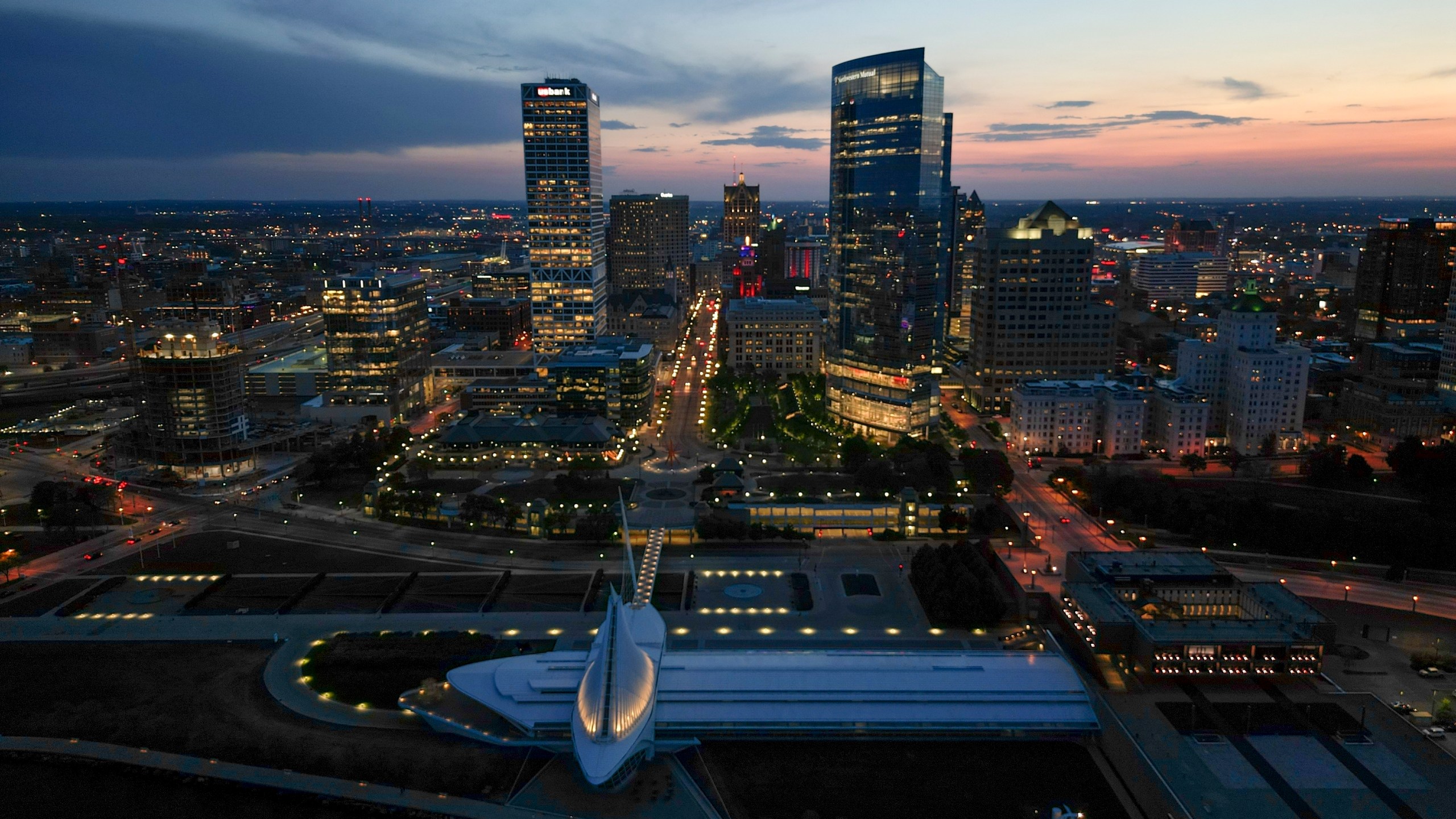 political debate cityscape