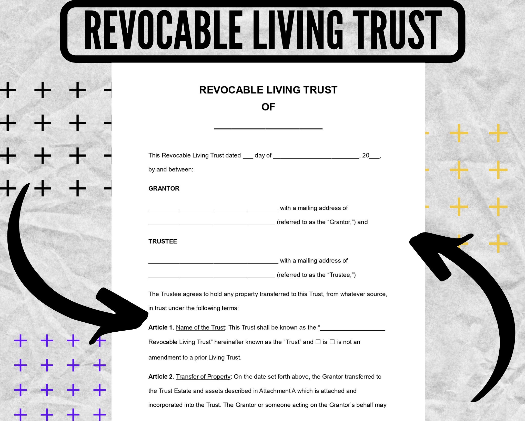irrevocable trust documents