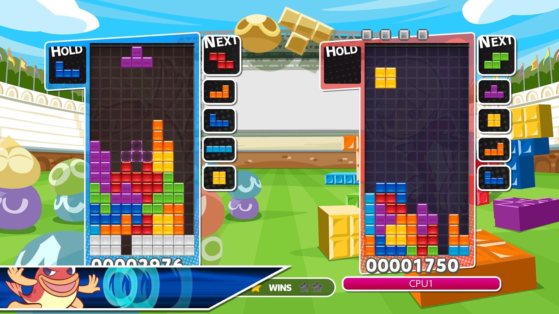 tetris game on computer