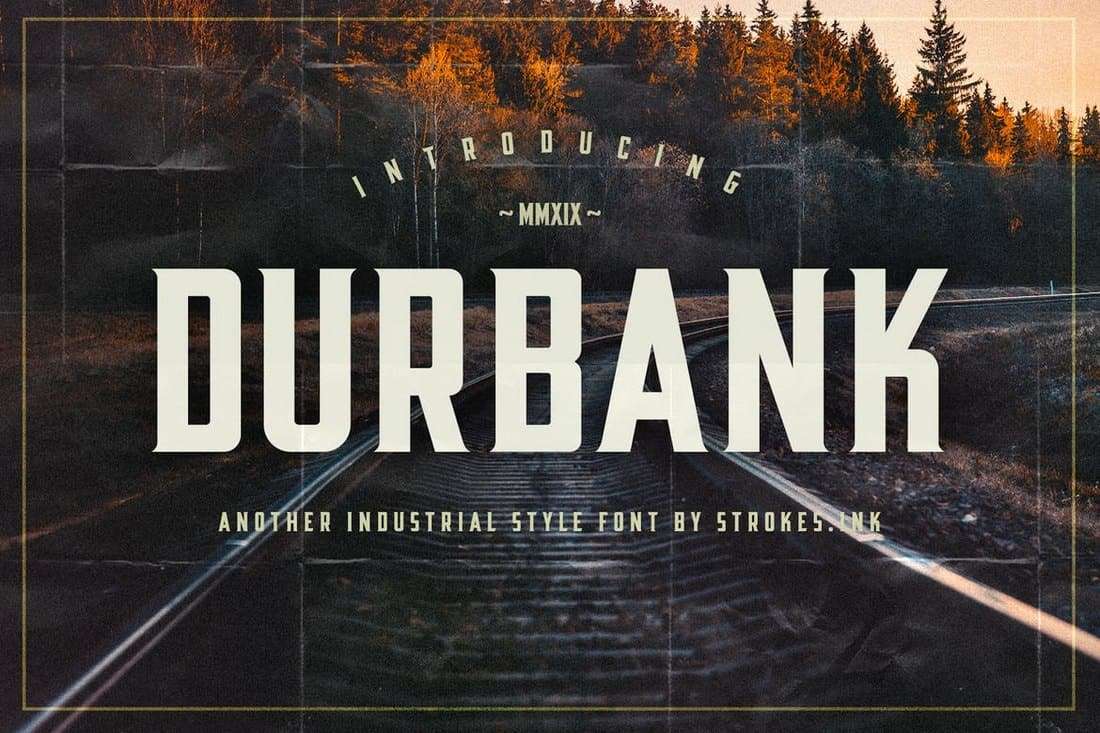 modern digital typography signage