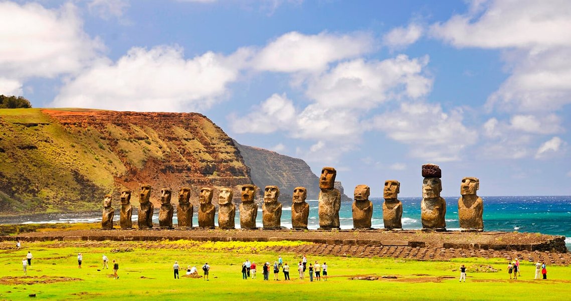 Mapa turístico de la Isla de Pascua